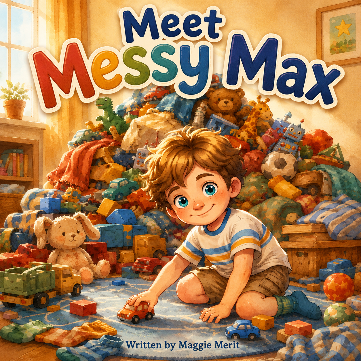 Messy Max Learns to Tidy Up book cover